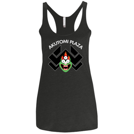 T-Shirts Vintage Black / X-Small Akutomi Plaza Women's Triblend Racerback Tank