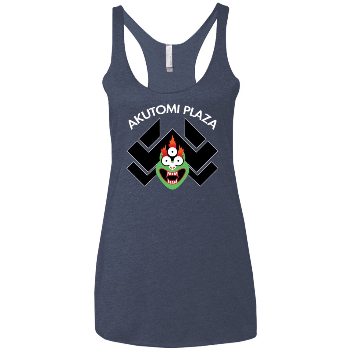 T-Shirts Vintage Navy / X-Small Akutomi Plaza Women's Triblend Racerback Tank