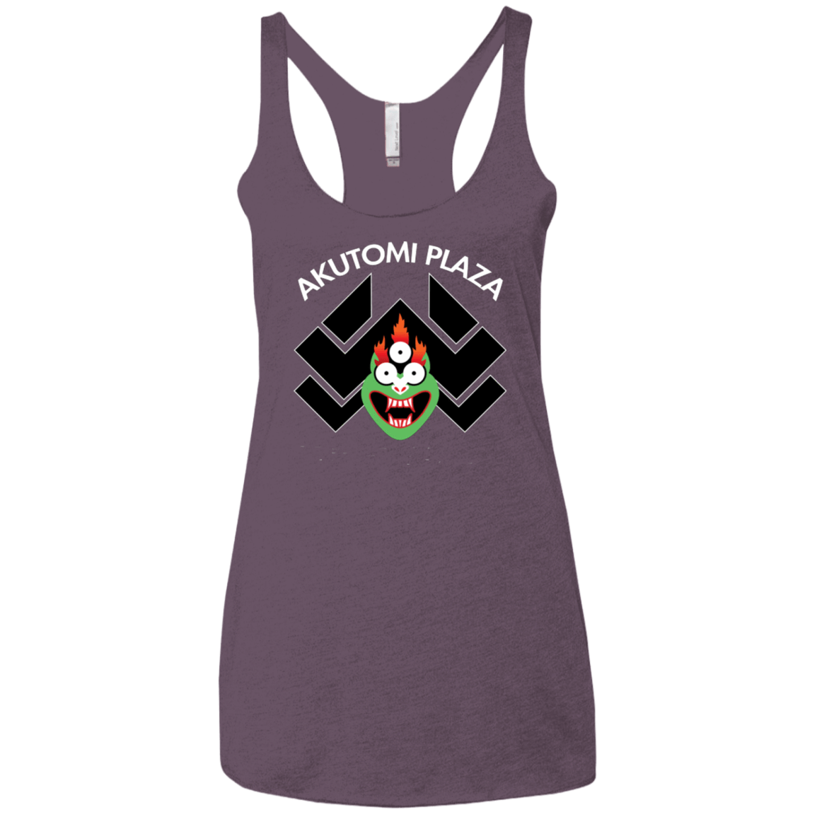 T-Shirts Vintage Purple / X-Small Akutomi Plaza Women's Triblend Racerback Tank