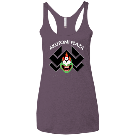 T-Shirts Vintage Purple / X-Small Akutomi Plaza Women's Triblend Racerback Tank