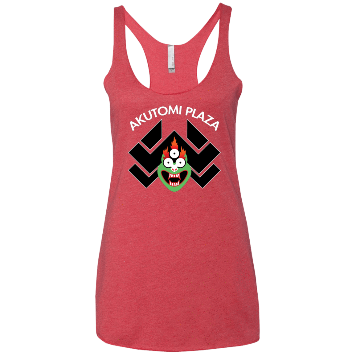 T-Shirts Vintage Red / X-Small Akutomi Plaza Women's Triblend Racerback Tank