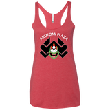 T-Shirts Vintage Red / X-Small Akutomi Plaza Women's Triblend Racerback Tank