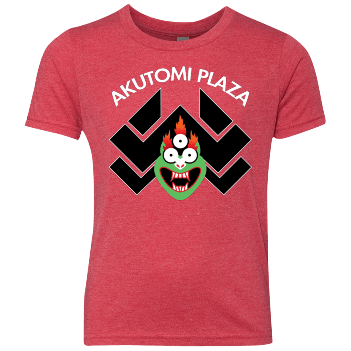 T-Shirts Vintage Red / YXS Akutomi Plaza Youth Triblend T-Shirt