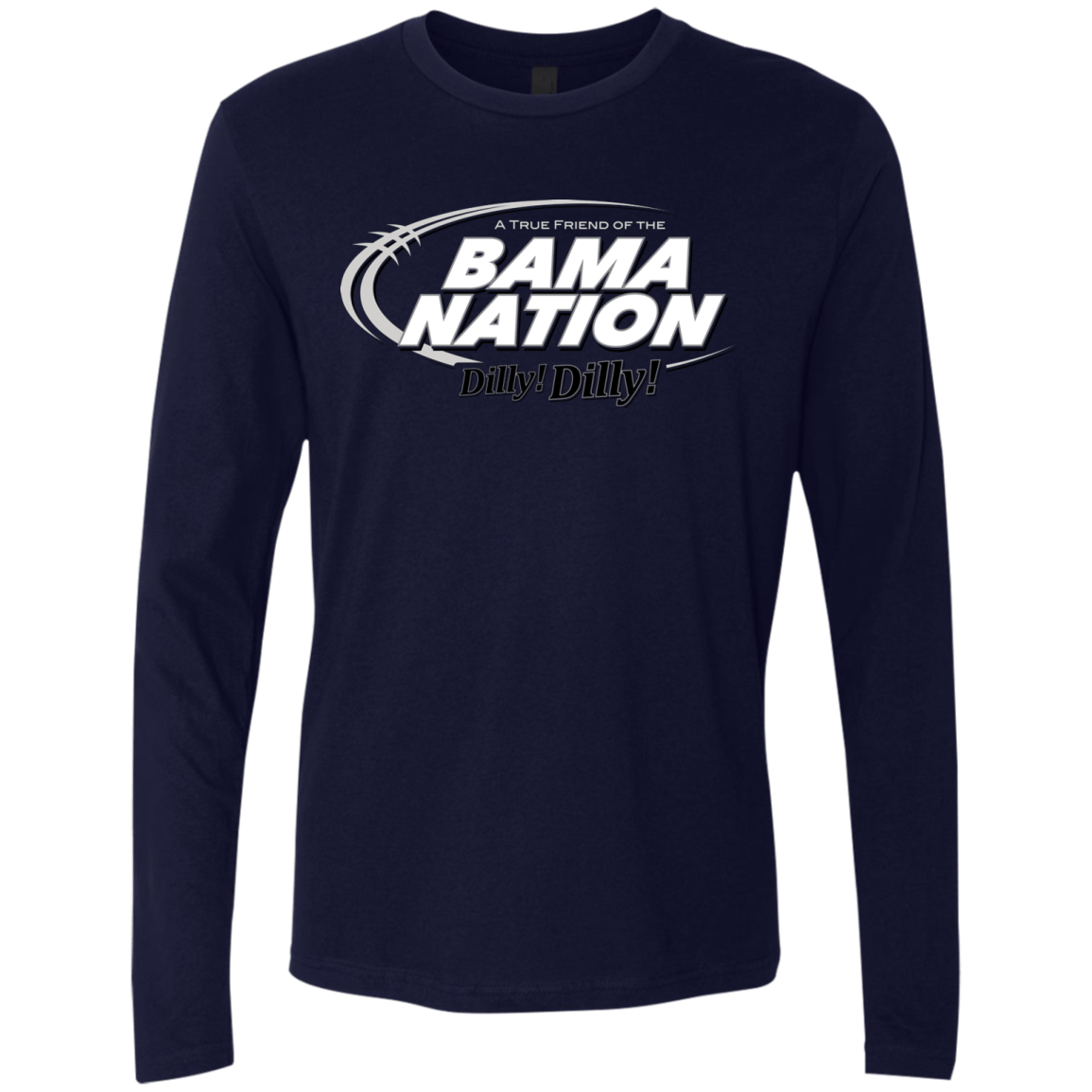 T-Shirts Midnight Navy / Small Alabama Dilly Dilly Men's Premium Long Sleeve