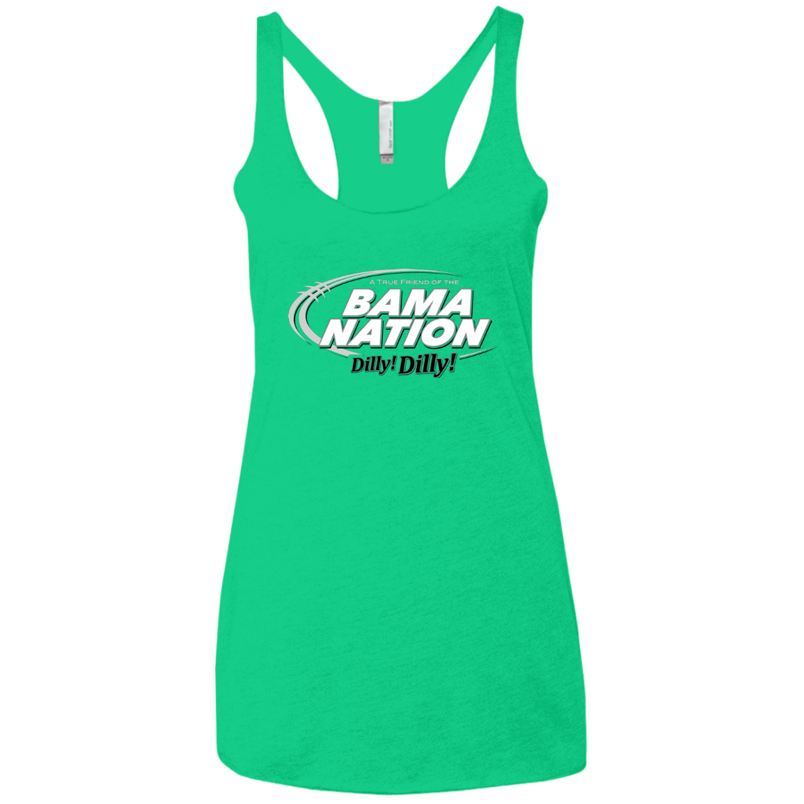 T-Shirts Envy / X-Small Alabama Dilly Dilly Women's Triblend Racerback Tank