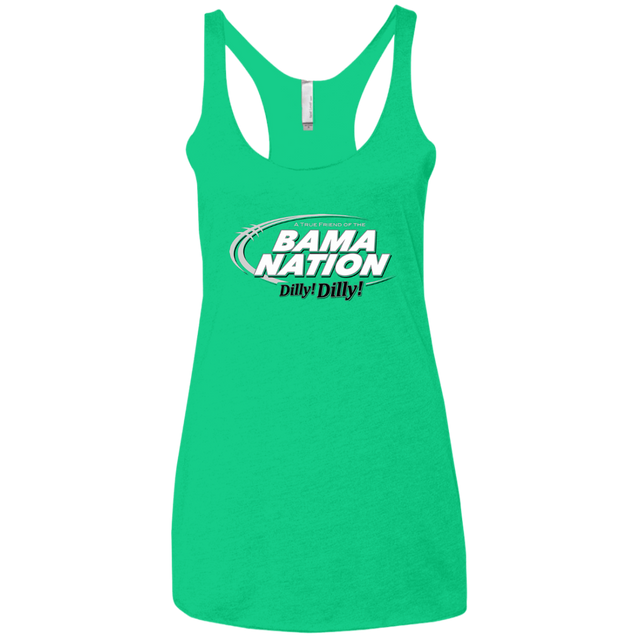T-Shirts Envy / X-Small Alabama Dilly Dilly Women's Triblend Racerback Tank