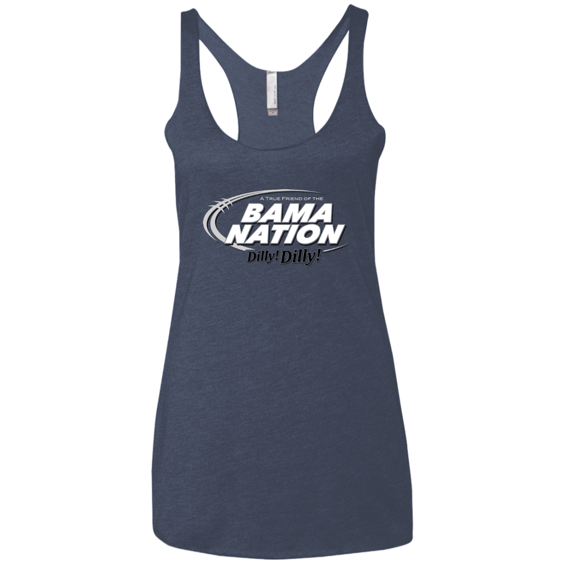 T-Shirts Vintage Navy / X-Small Alabama Dilly Dilly Women's Triblend Racerback Tank