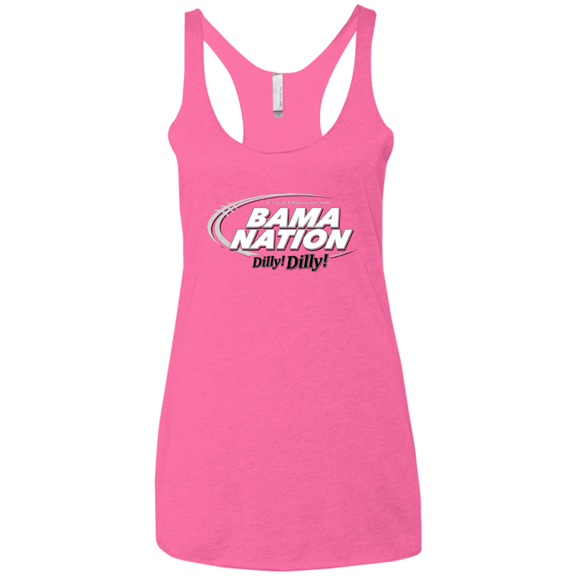 T-Shirts Vintage Pink / X-Small Alabama Dilly Dilly Women's Triblend Racerback Tank