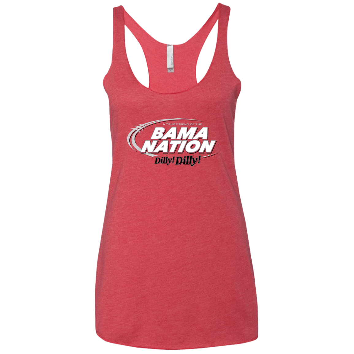 T-Shirts Vintage Red / X-Small Alabama Dilly Dilly Women's Triblend Racerback Tank