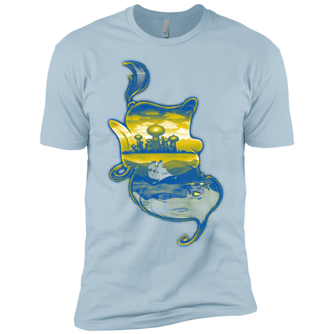 T-Shirts Light Blue / YXS Aladdin Silhouette Boys Premium T-Shirt