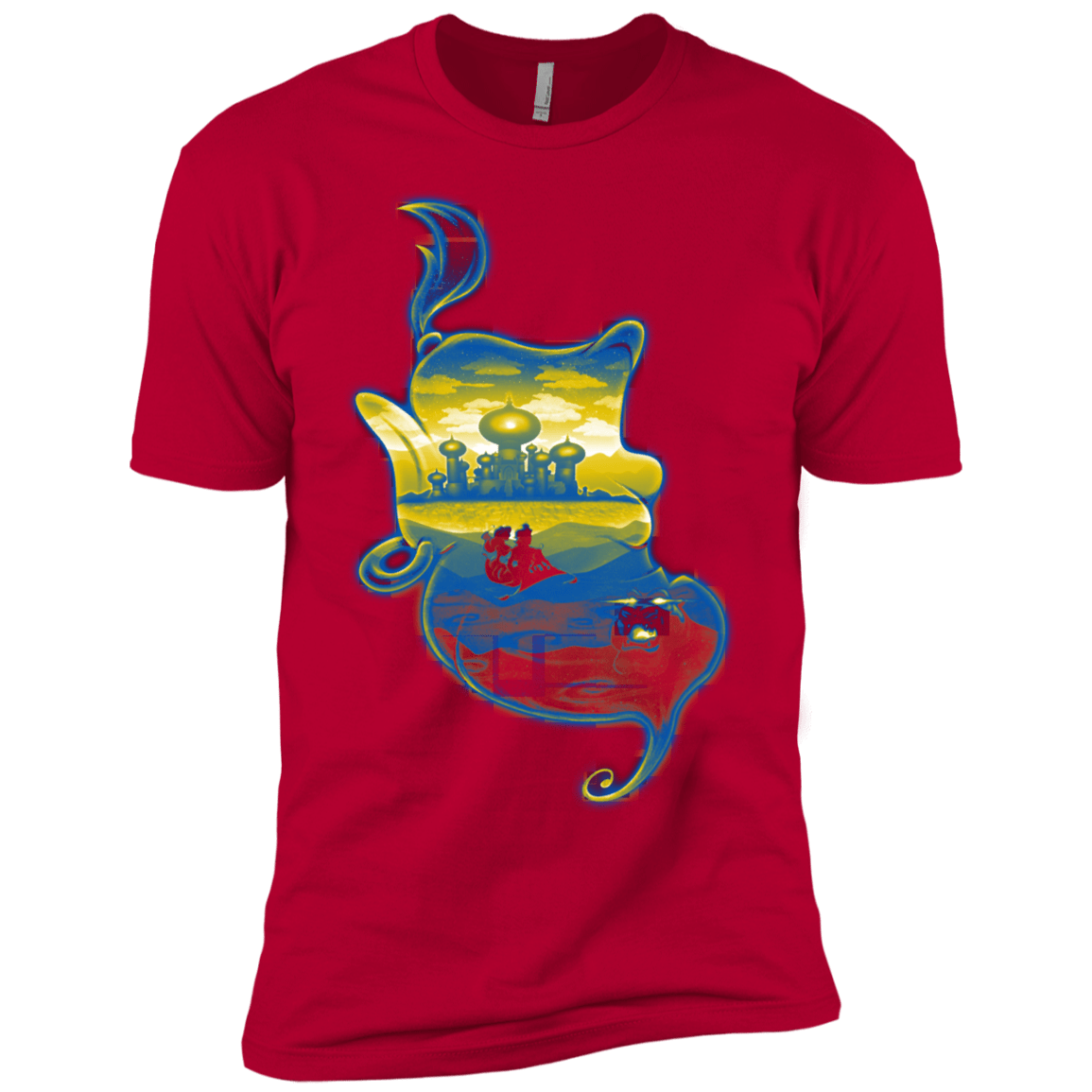 T-Shirts Red / YXS Aladdin Silhouette Boys Premium T-Shirt