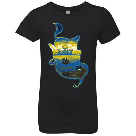 T-Shirts Black / YXS Aladdin Silhouette Girls Premium T-Shirt