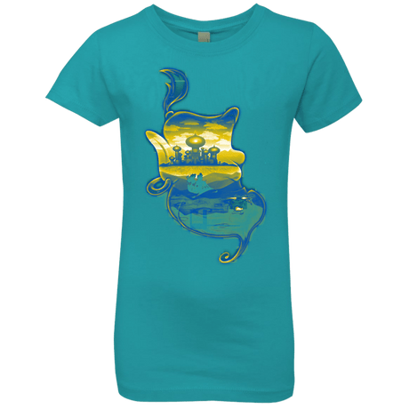 T-Shirts Tahiti Blue / YXS Aladdin Silhouette Girls Premium T-Shirt