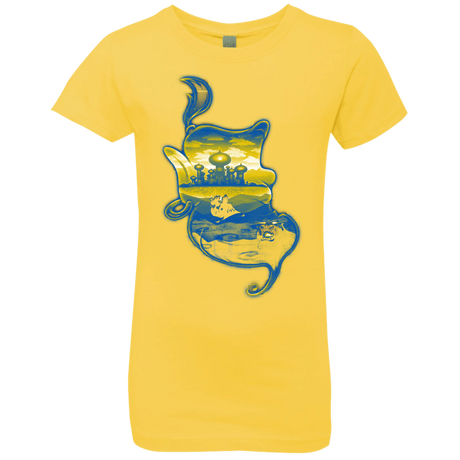 T-Shirts Vibrant Yellow / YXS Aladdin Silhouette Girls Premium T-Shirt