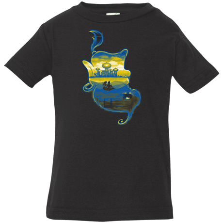 T-Shirts Black / 6 Months Aladdin Silhouette Infant Premium T-Shirt