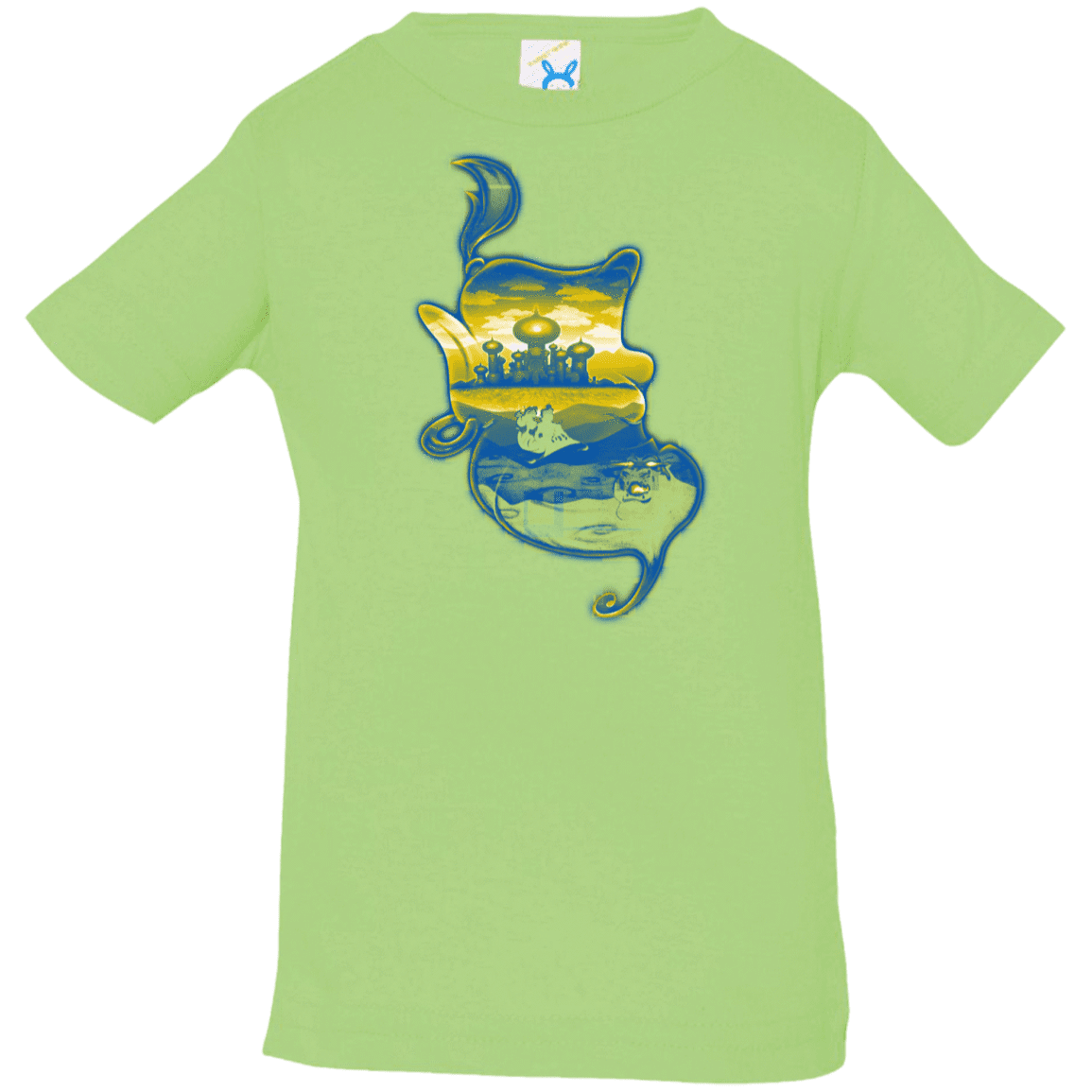 T-Shirts Key Lime / 6 Months Aladdin Silhouette Infant Premium T-Shirt
