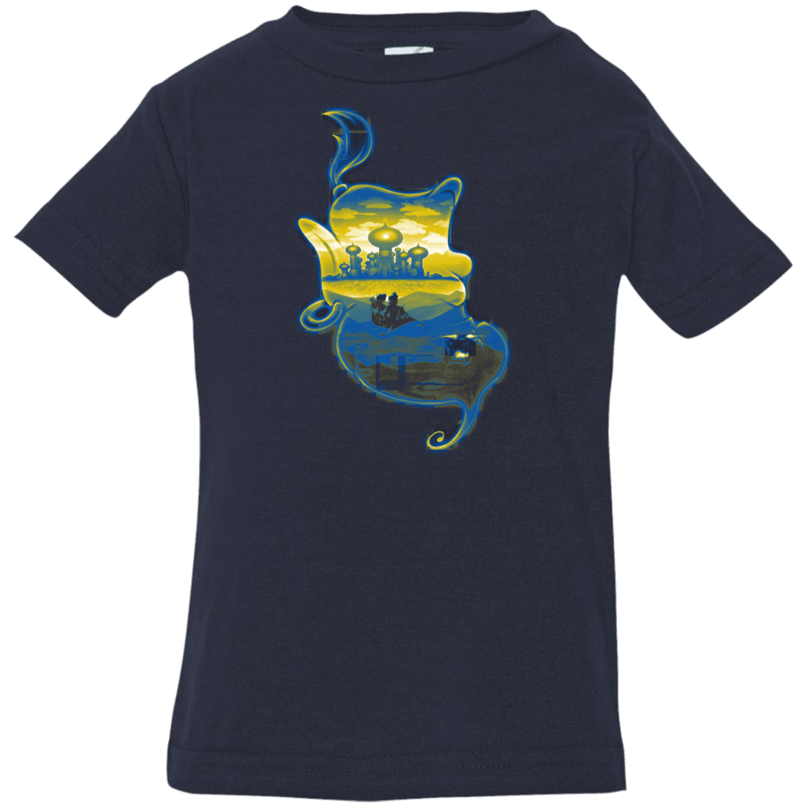 T-Shirts Navy / 6 Months Aladdin Silhouette Infant Premium T-Shirt