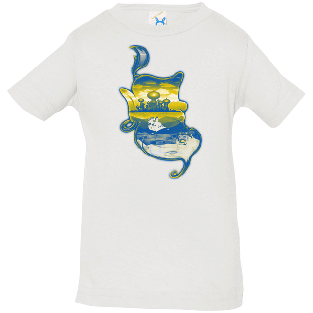 T-Shirts White / 6 Months Aladdin Silhouette Infant Premium T-Shirt