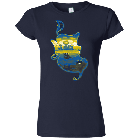 T-Shirts Navy / S Aladdin Silhouette Junior Slimmer-Fit T-Shirt