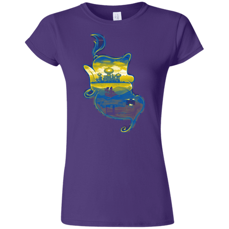 T-Shirts Purple / S Aladdin Silhouette Junior Slimmer-Fit T-Shirt