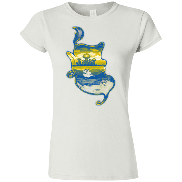 T-Shirts White / S Aladdin Silhouette Junior Slimmer-Fit T-Shirt