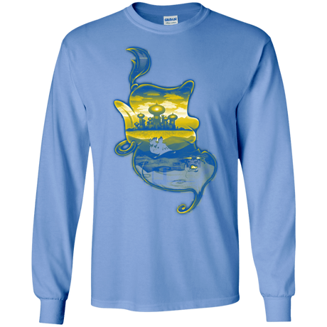 T-Shirts Carolina Blue / S Aladdin Silhouette Men's Long Sleeve T-Shirt