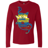 T-Shirts Cardinal / S Aladdin Silhouette Men's Premium Long Sleeve