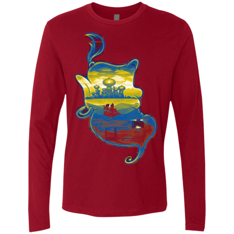 T-Shirts Cardinal / S Aladdin Silhouette Men's Premium Long Sleeve