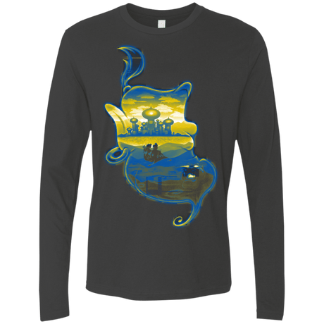 T-Shirts Heavy Metal / S Aladdin Silhouette Men's Premium Long Sleeve