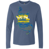 T-Shirts Indigo / S Aladdin Silhouette Men's Premium Long Sleeve