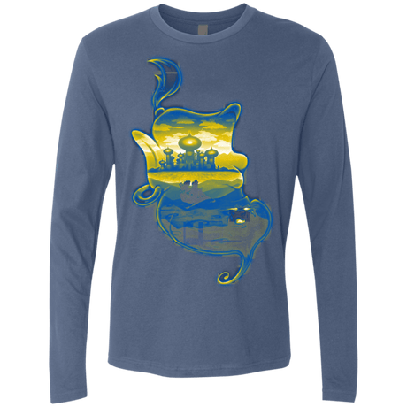 T-Shirts Indigo / S Aladdin Silhouette Men's Premium Long Sleeve