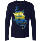 T-Shirts Midnight Navy / S Aladdin Silhouette Men's Premium Long Sleeve