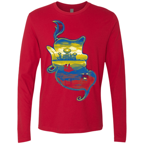 T-Shirts Red / S Aladdin Silhouette Men's Premium Long Sleeve