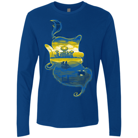 T-Shirts Royal / S Aladdin Silhouette Men's Premium Long Sleeve