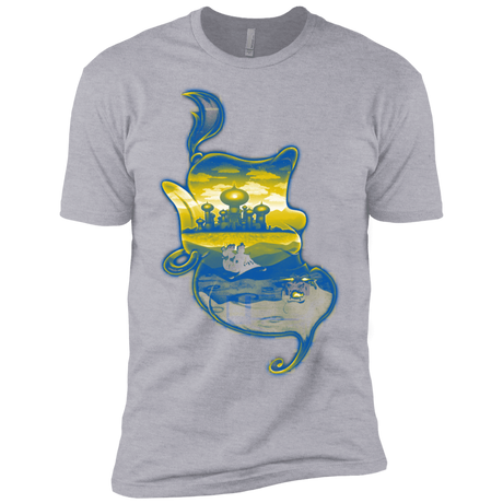T-Shirts Heather Grey / X-Small Aladdin Silhouette Men's Premium T-Shirt
