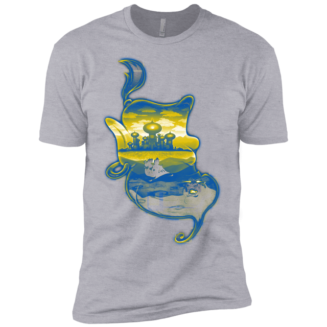 T-Shirts Heather Grey / X-Small Aladdin Silhouette Men's Premium T-Shirt