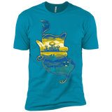 T-Shirts Turquoise / X-Small Aladdin Silhouette Men's Premium T-Shirt