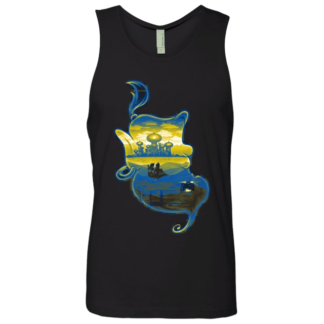 T-Shirts Black / S Aladdin Silhouette Men's Premium Tank Top