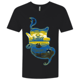 T-Shirts Black / X-Small Aladdin Silhouette Men's Premium V-Neck