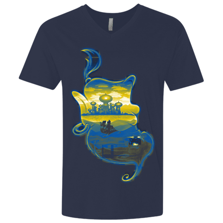 T-Shirts Midnight Navy / X-Small Aladdin Silhouette Men's Premium V-Neck