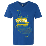 T-Shirts Royal / X-Small Aladdin Silhouette Men's Premium V-Neck