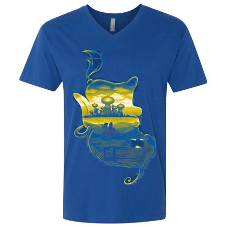 T-Shirts Royal / X-Small Aladdin Silhouette Men's Premium V-Neck