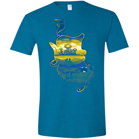 T-Shirts Antique Sapphire / S Aladdin Silhouette Men's Semi-Fitted Softstyle
