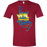 T-Shirts Cardinal Red / S Aladdin Silhouette Men's Semi-Fitted Softstyle