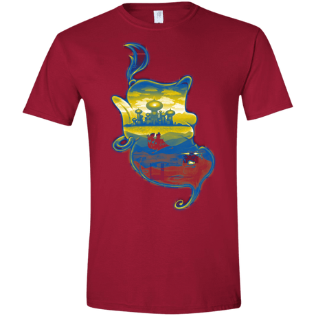 T-Shirts Cardinal Red / S Aladdin Silhouette Men's Semi-Fitted Softstyle