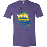 T-Shirts Heather Purple / S Aladdin Silhouette Men's Semi-Fitted Softstyle
