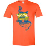 T-Shirts Orange / S Aladdin Silhouette Men's Semi-Fitted Softstyle