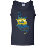 T-Shirts Navy / S Aladdin Silhouette Men's Tank Top