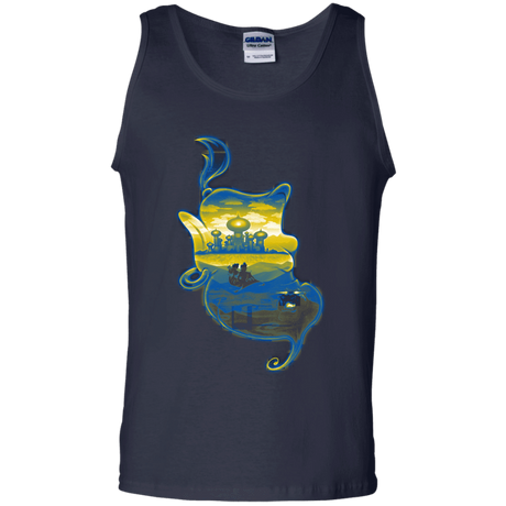 T-Shirts Navy / S Aladdin Silhouette Men's Tank Top
