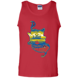 T-Shirts Red / S Aladdin Silhouette Men's Tank Top